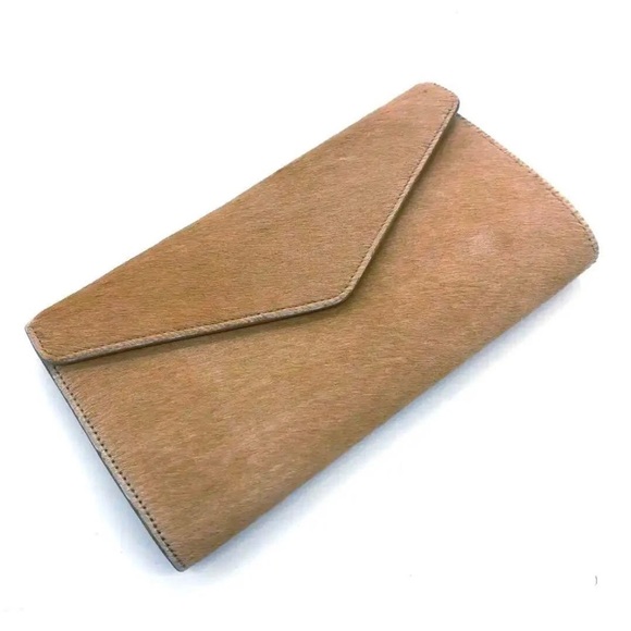 Yves Saint Laurent Brown Leather Clutch - Picture 4 of 13